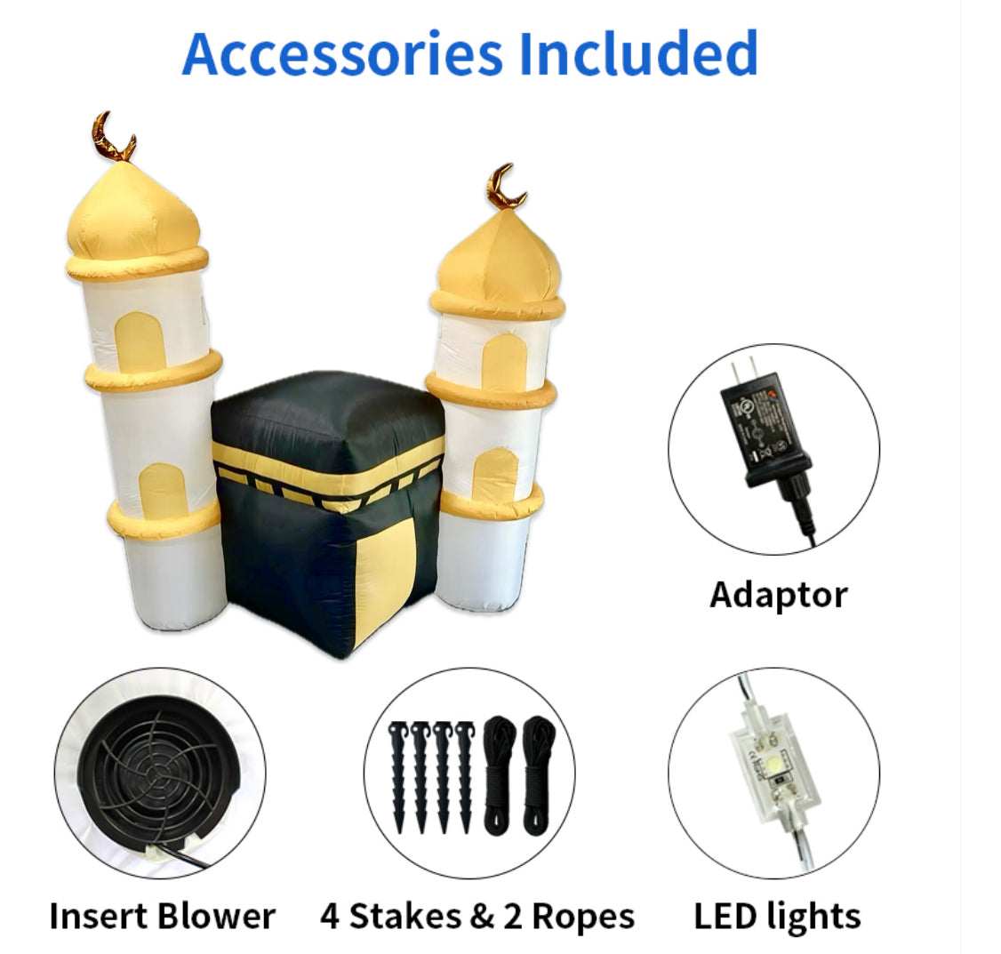 Kaaba Outdoor Inflatable for Ramadan and Eid.