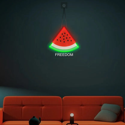 Palestinian Freedom Watermelon Neon Light