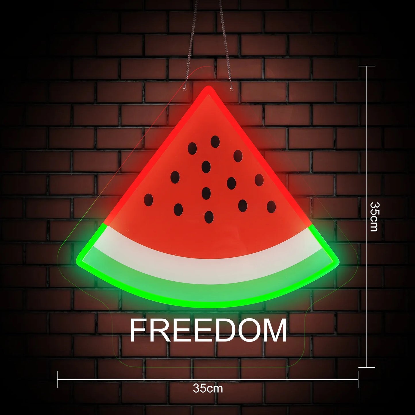 Palestinian Freedom Watermelon Neon Light