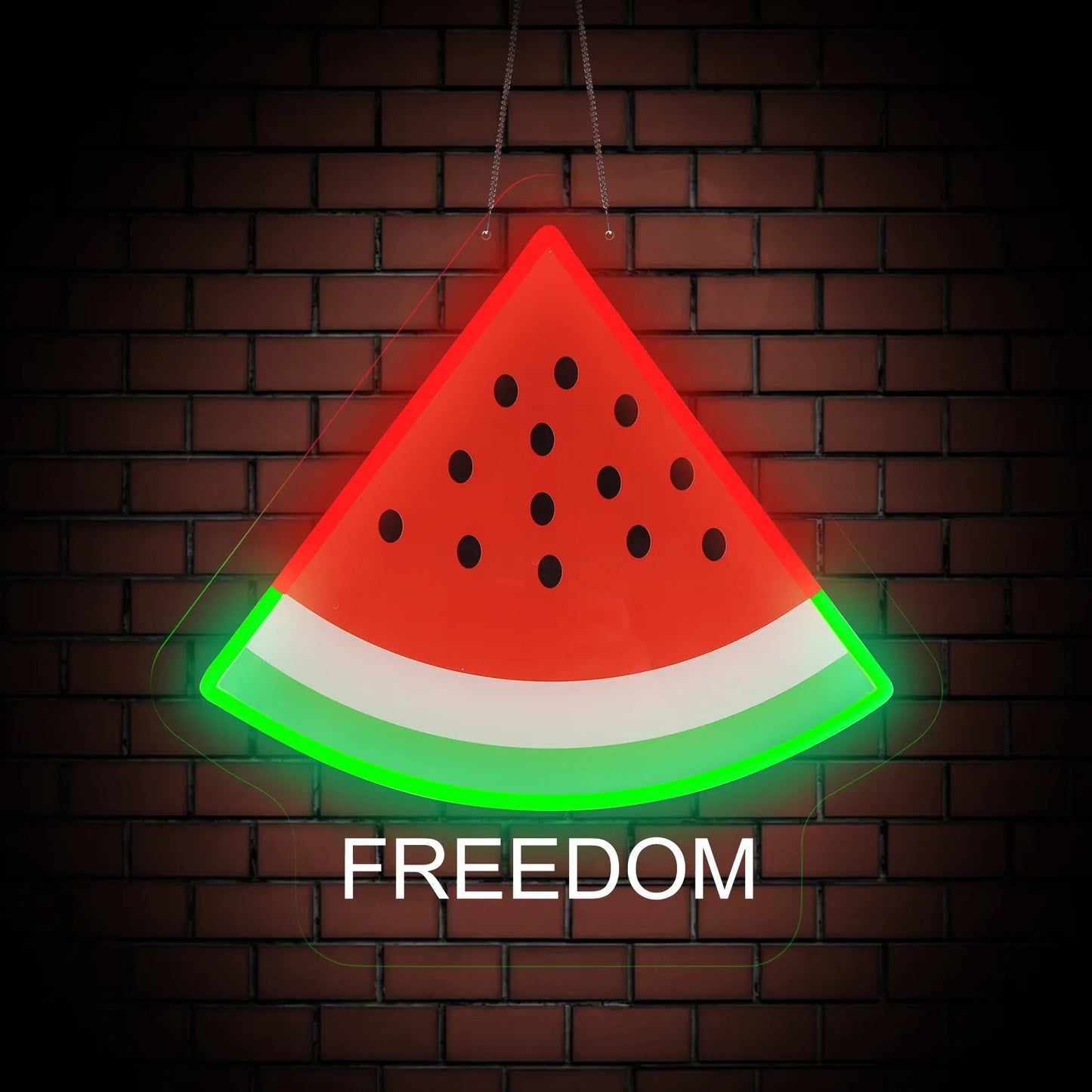 Palestinian Freedom Watermelon Neon Light