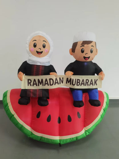 Ramadan & Eid Watermelon Kids Inflatable – Palestinian Pride Edition