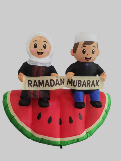 Ramadan & Eid Watermelon Kids Inflatable – Palestinian Pride Edition