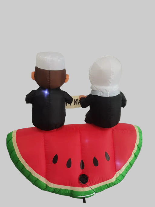 Ramadan & Eid Watermelon Kids Inflatable – Palestinian Pride Edition