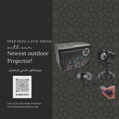 Ramadan and Eid Projector Lights, Outdoor/Indoor.