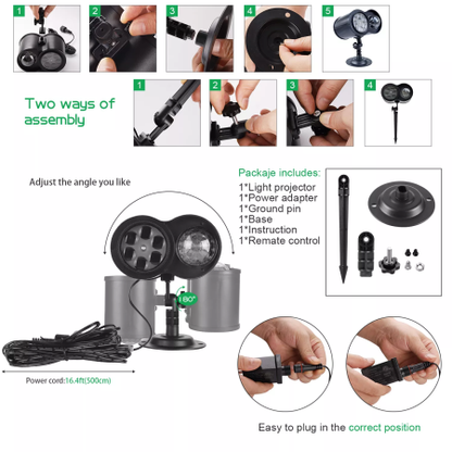 Ramadan and Eid Projector Lights, Outdoor/Indoor.
